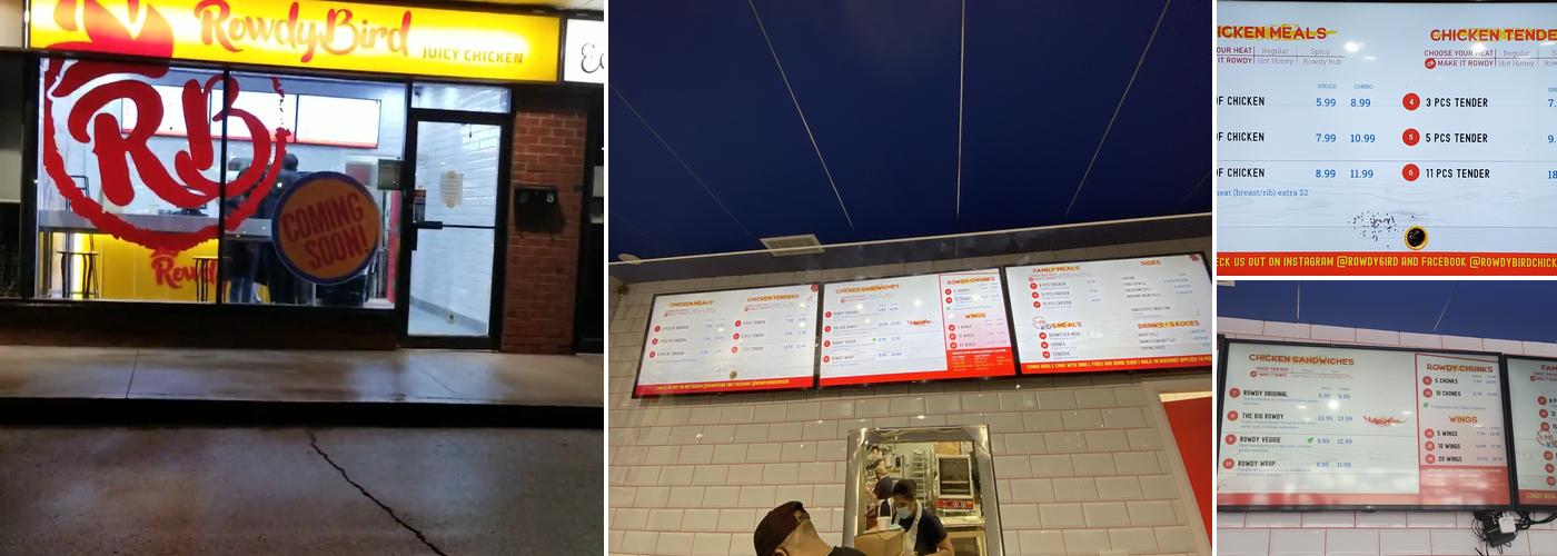 Rowdy Bird Fried Chicken Menu