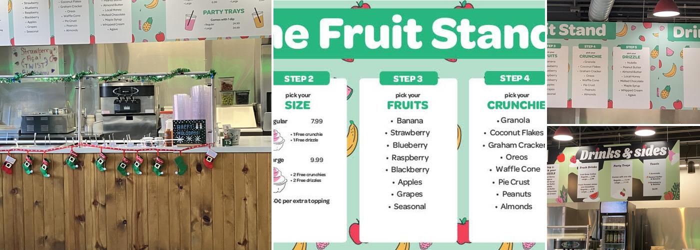 The Fruit Stand Menu