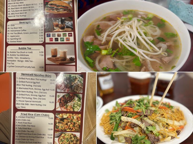 Saigon Cafe Menu