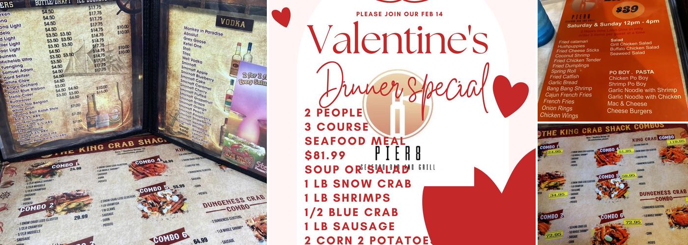 Pier 8 Seafood Bar & Grill Menu