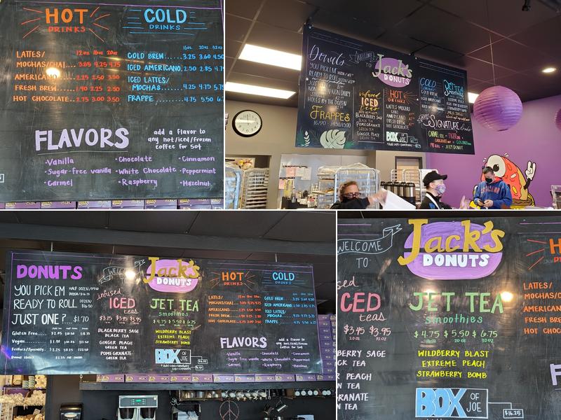 Jack's Donuts of Ft. Wayne Menu