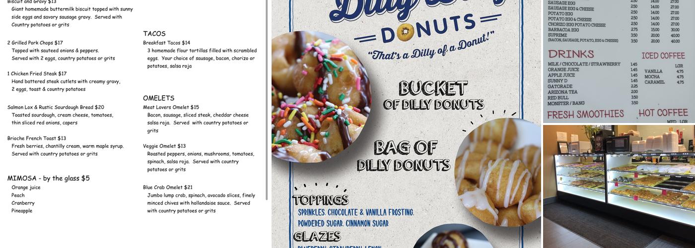 Dilly Donuts Menu
