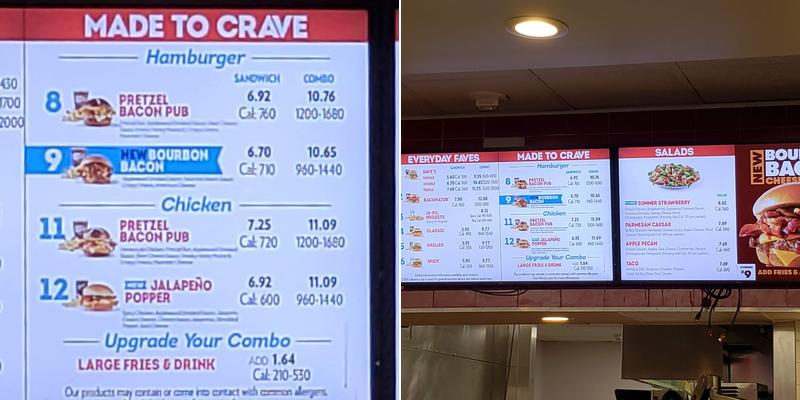 Wendy's Menu