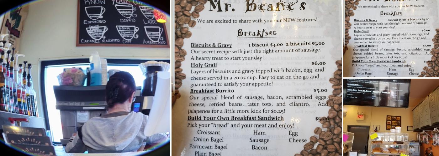 Mr Beane's Menu