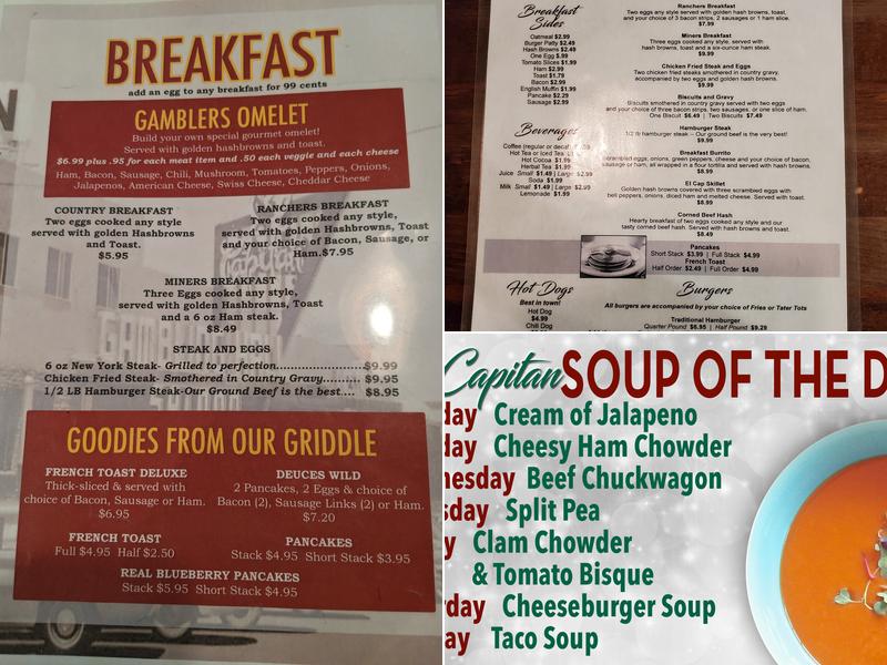El Capitan Restaurant Menu