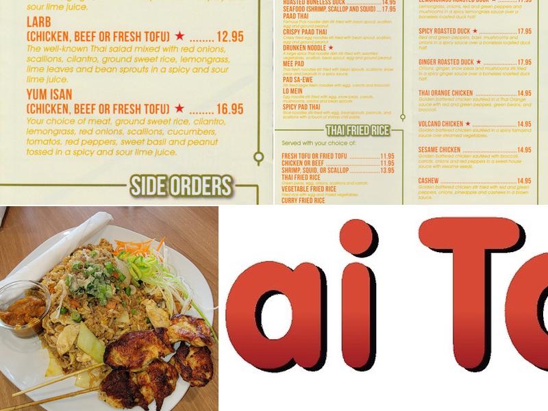 My Thai Table Menu