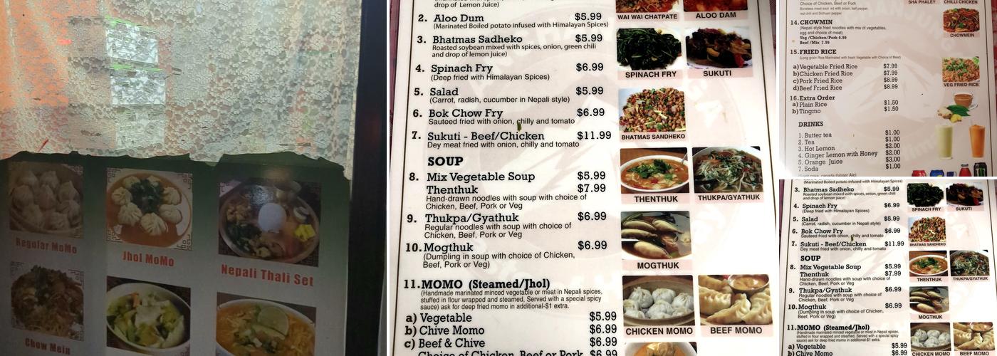 Annapurna Thakali Kitchen Menu