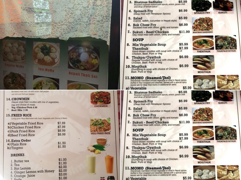 Annapurna Thakali Kitchen Menu