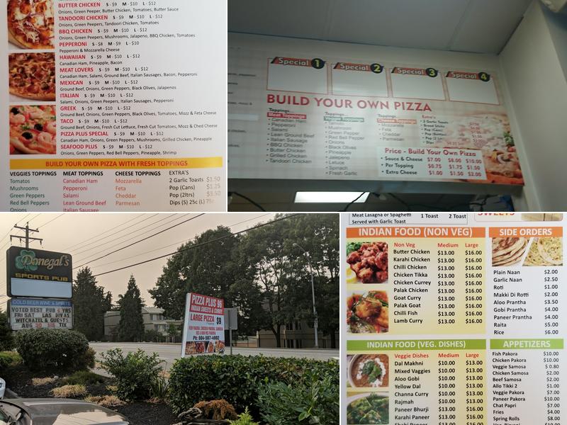 Pizza Plus 96 Menu