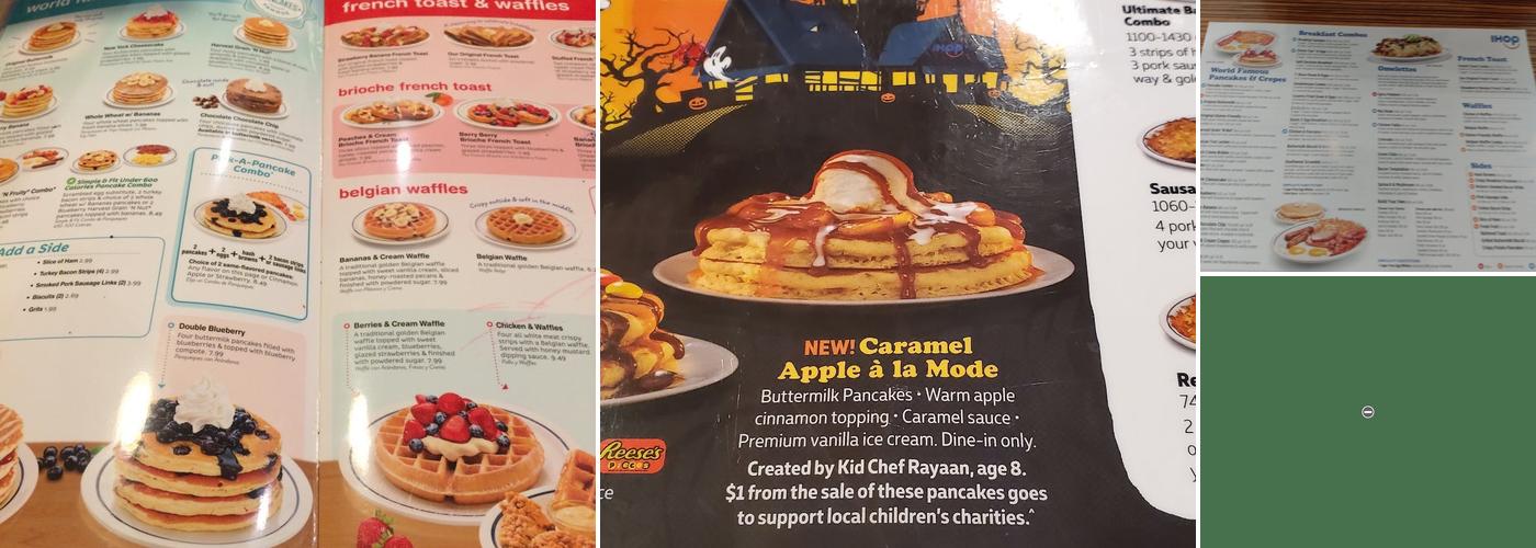 IHOP Menu