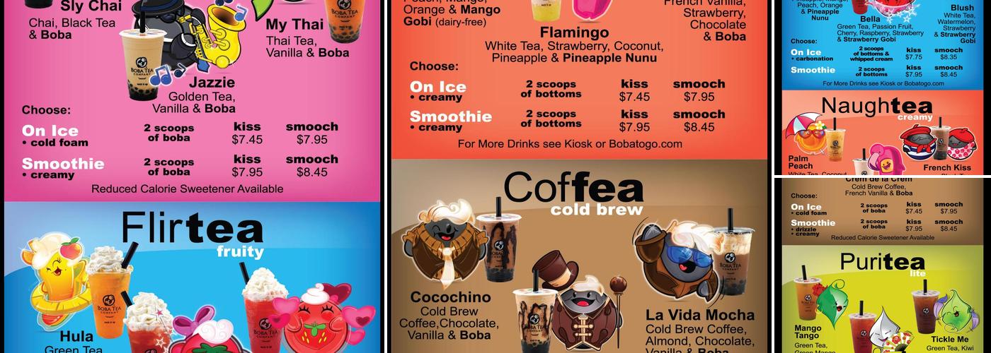 Boba Tea Company Menu
