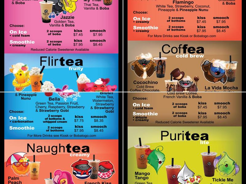 Boba Tea Company Menu