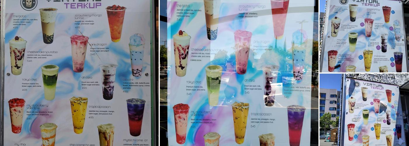 Virtual Teakup Menu