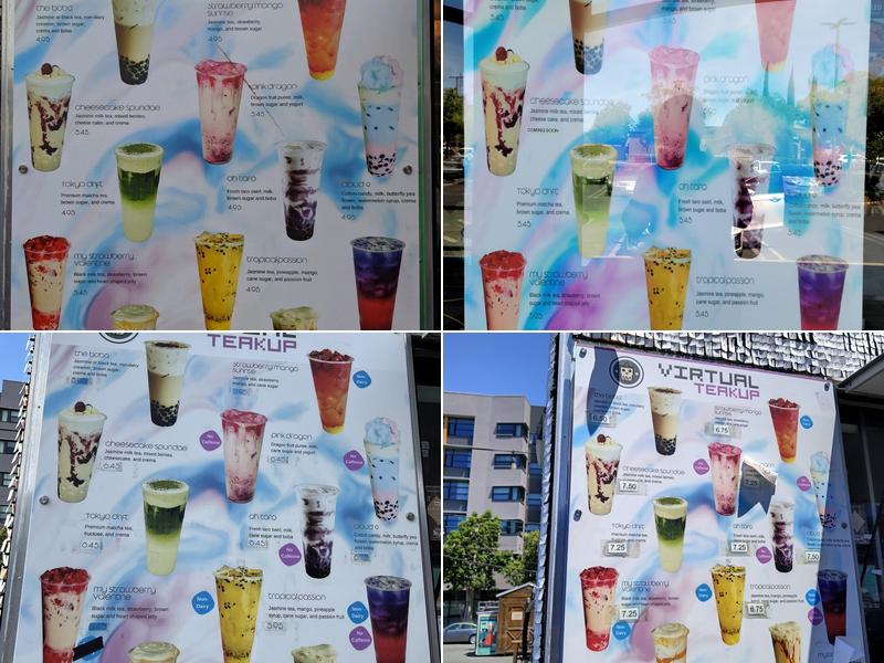 Virtual Teakup Menu