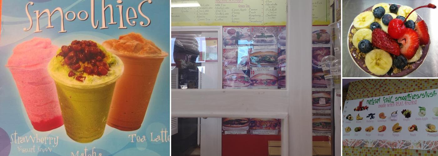 Yum Yum Yo Frozen Yogurt/Sandwiches/Boba Menu