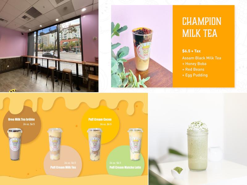 Bubble Queen Menu