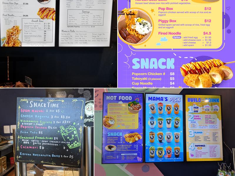 Mama's Haus Tea & Boba Menu