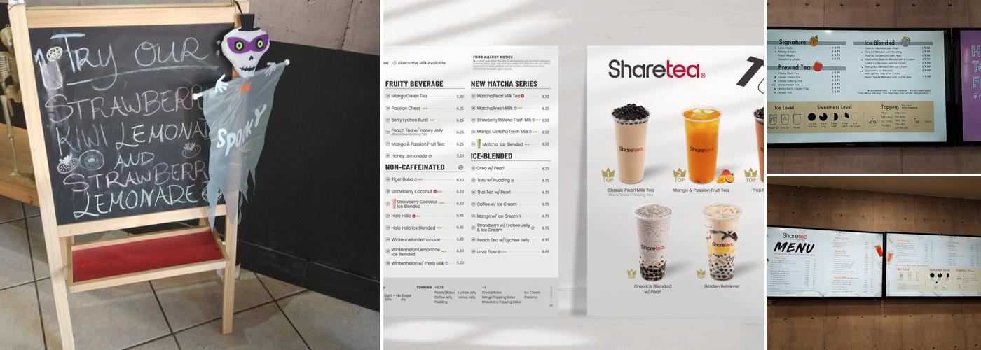 Sharetea Menu