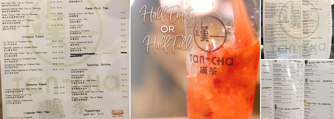 Tan-Cha Menu