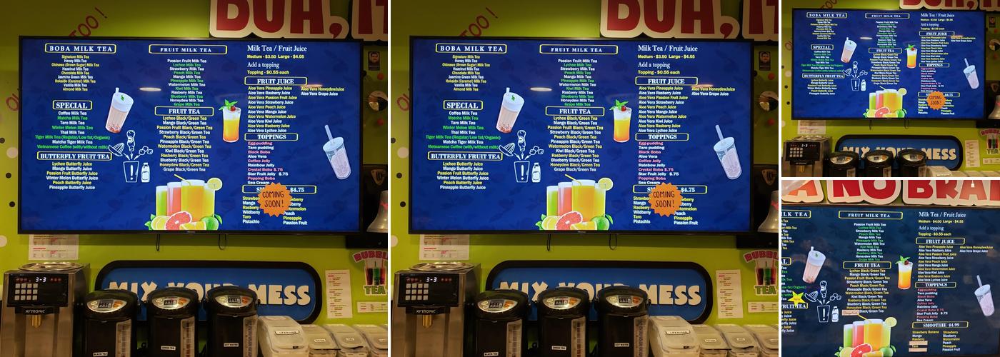 Boba Tea &Yogurt House Menu
