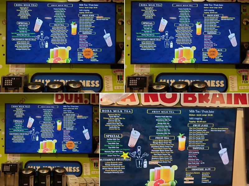 Boba Tea &Yogurt House Menu
