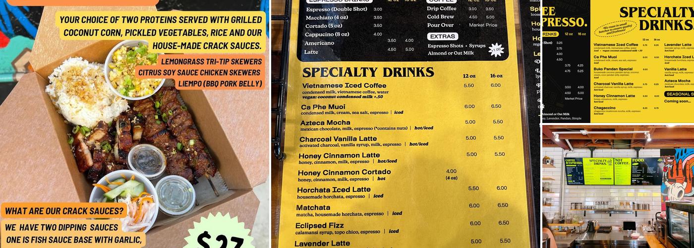 Mixed Grounds Coffee Menu