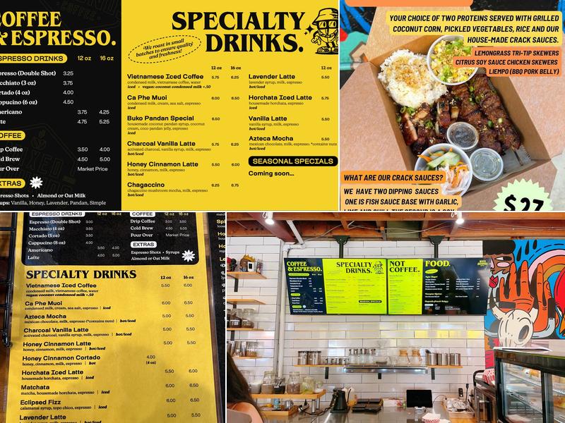 Mixed Grounds Coffee Menu