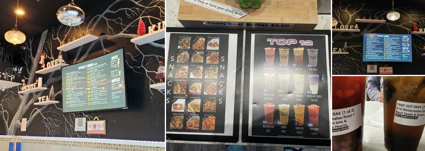 Passion-T Snacks & Desserts Menu