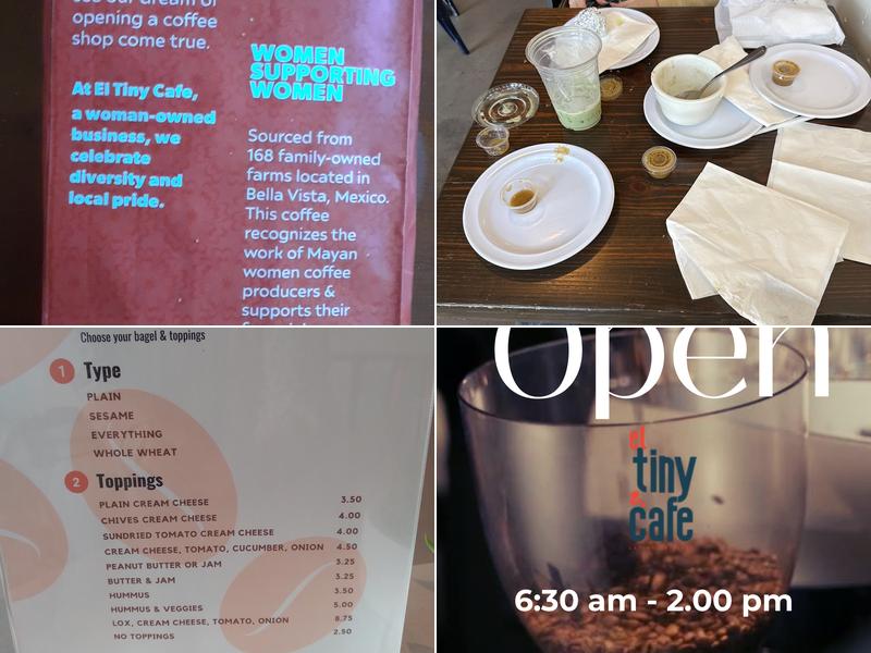 EL TINY CAFE Menu