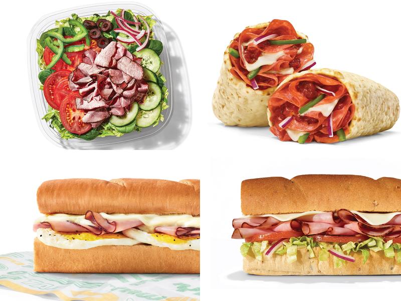 Subway Menu