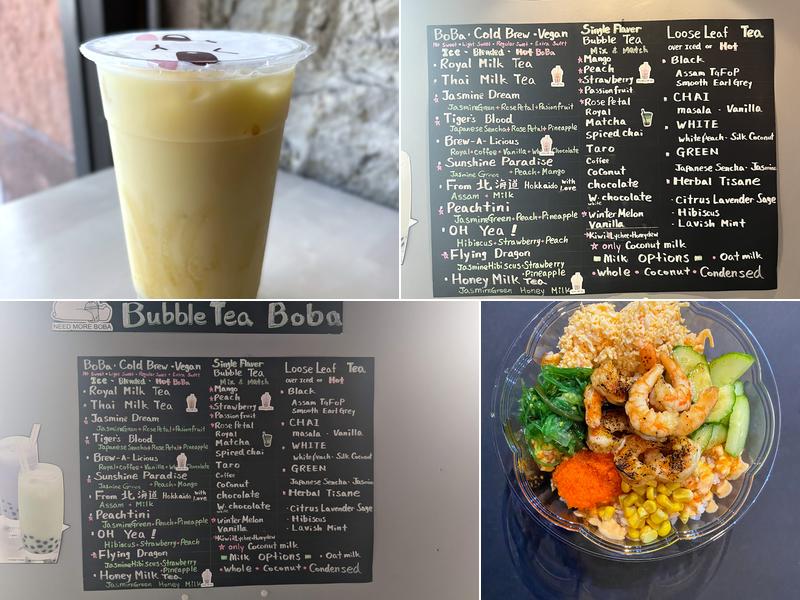 Tea Cloud & Poke Menu