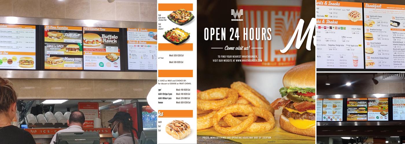 Whataburger Menu