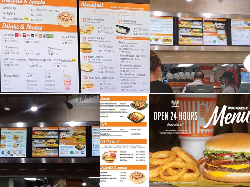 Whataburger Menu