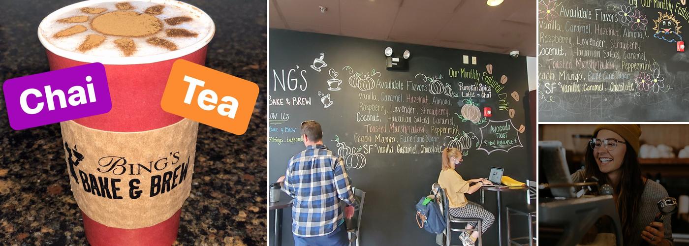 Bing's Bake & Brew Menu