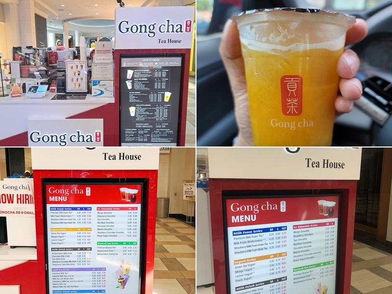 Gong Cha Tea Menu