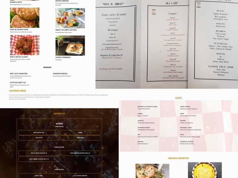 KIS Cafe Menu
