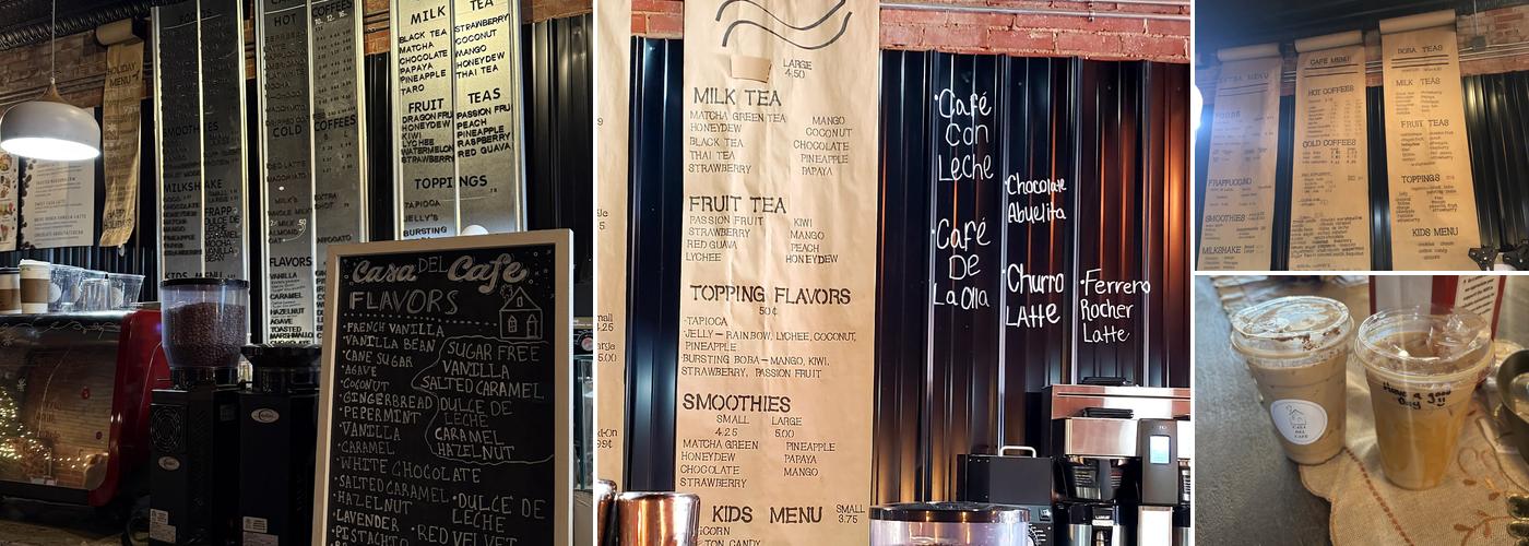 Casa Del Cafe Menu