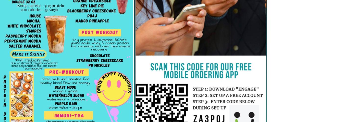 Mixed Up Nutrition Menu