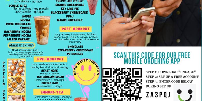 Mixed Up Nutrition Menu