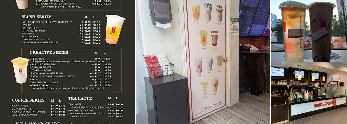 Gong Cha Menu