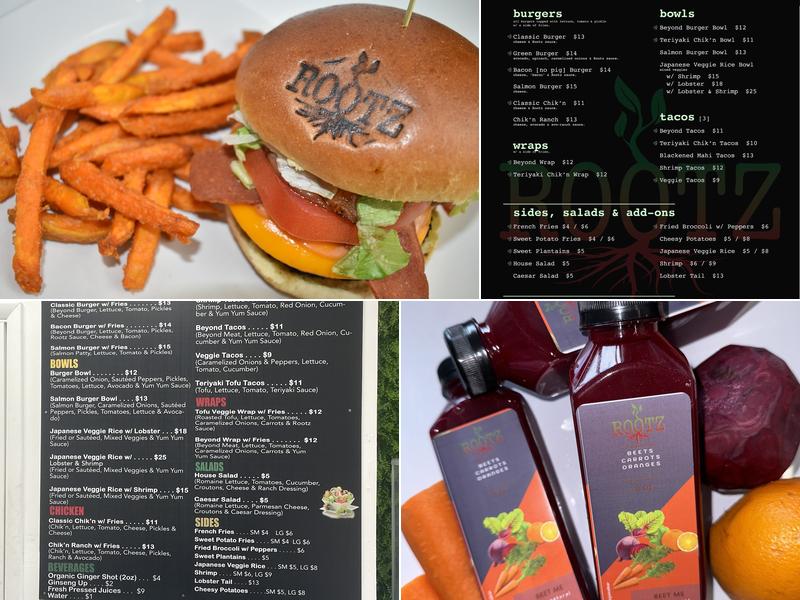 Rootz Soul Café Menu