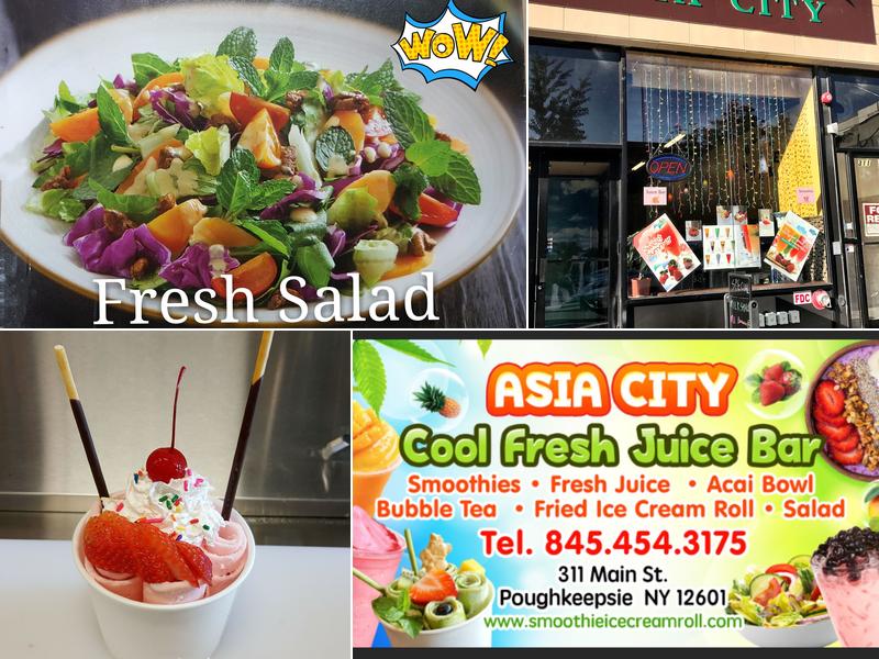 Asia City Smoothie Acai juice bar 311 Main St, Poughkeepsie