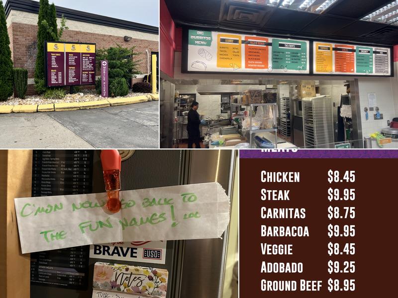 Big Burritos Mexican Grill Menu