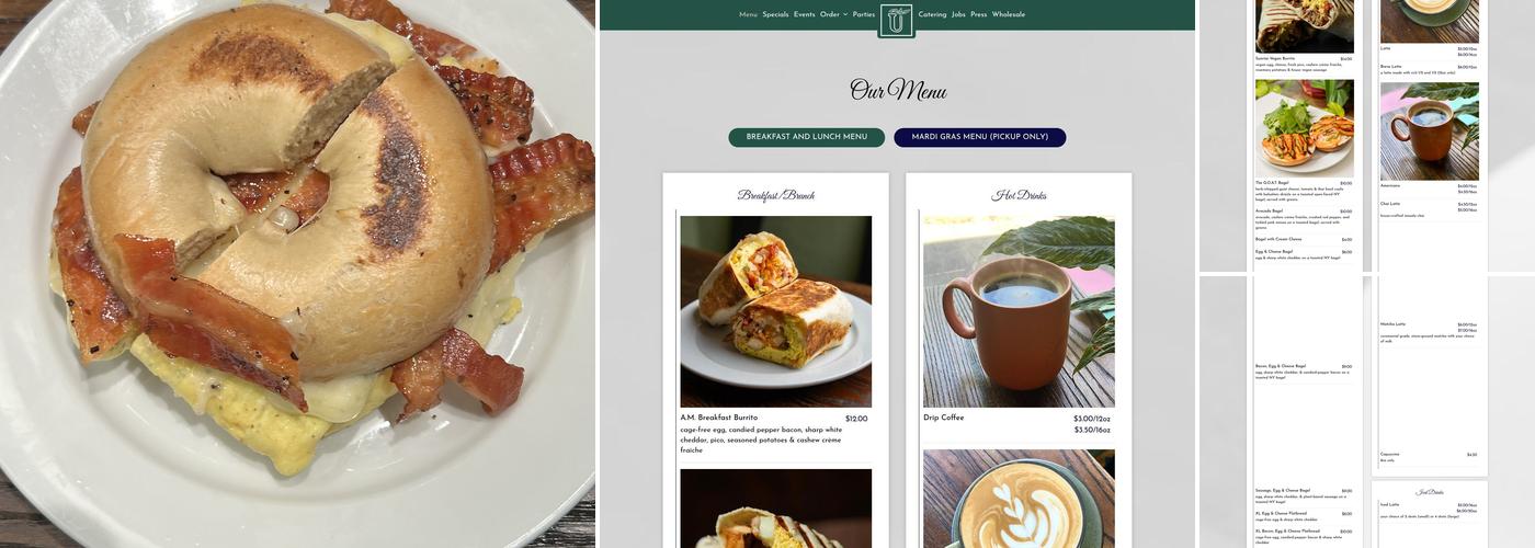 Undergrowth Coffee Menu