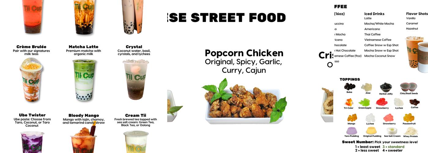 Tii Cup Menu