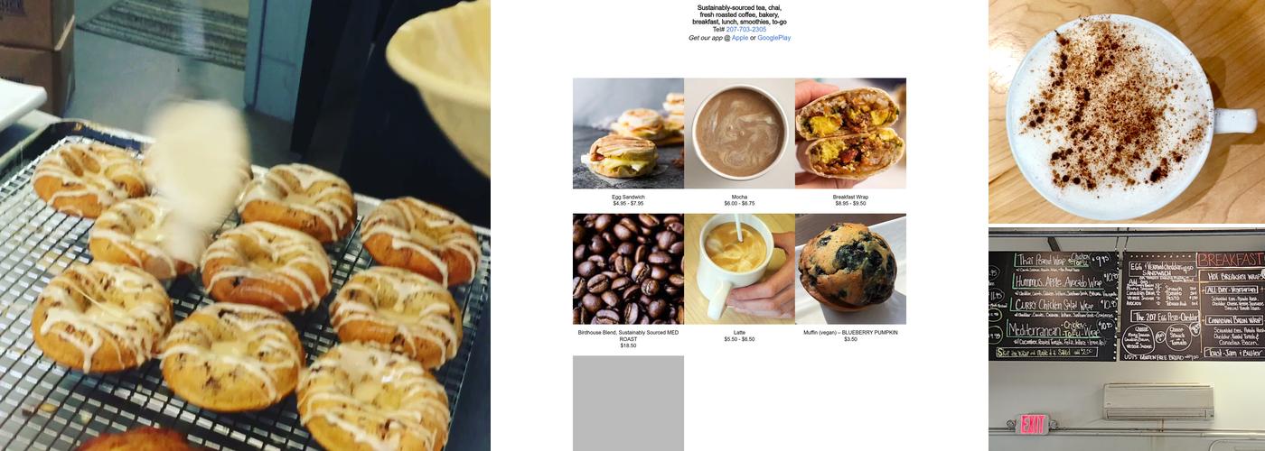 White Heron Maine Menu