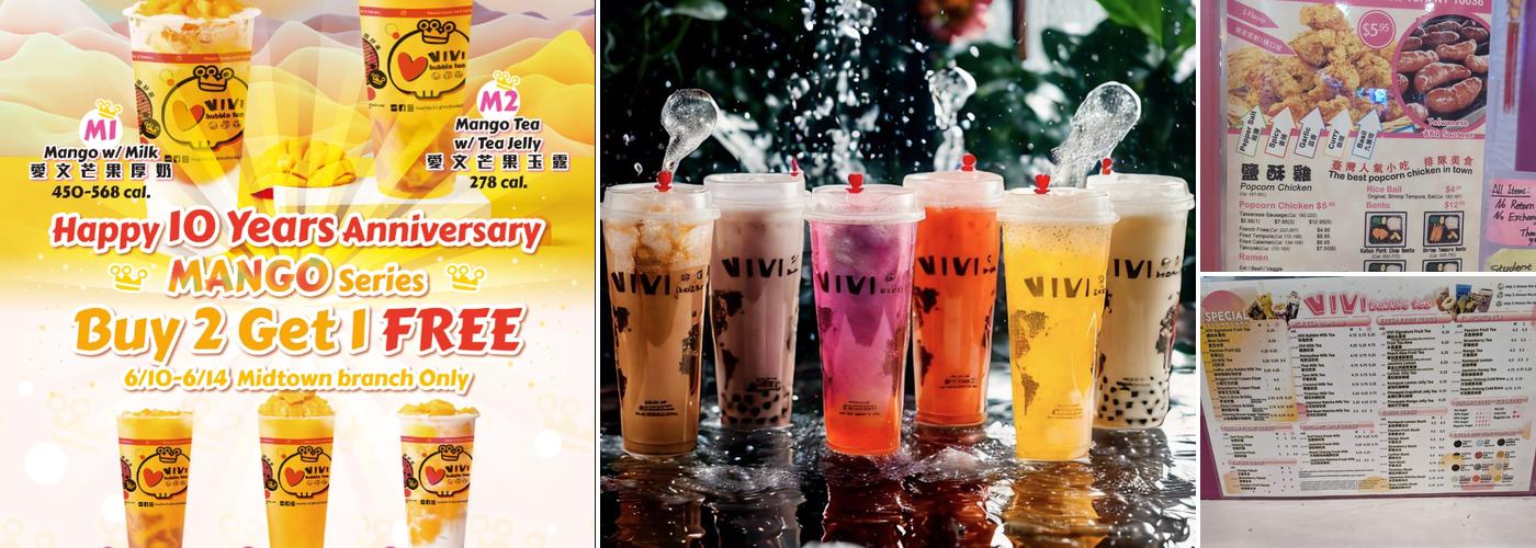 VIVI Bubble Tea - Hell’s Kitchen Menu