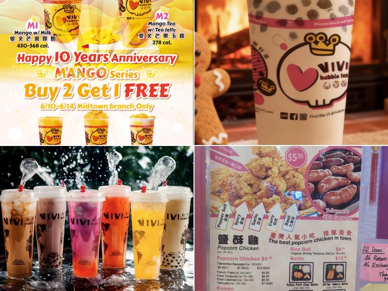 VIVI Bubble Tea - Hell’s Kitchen Menu