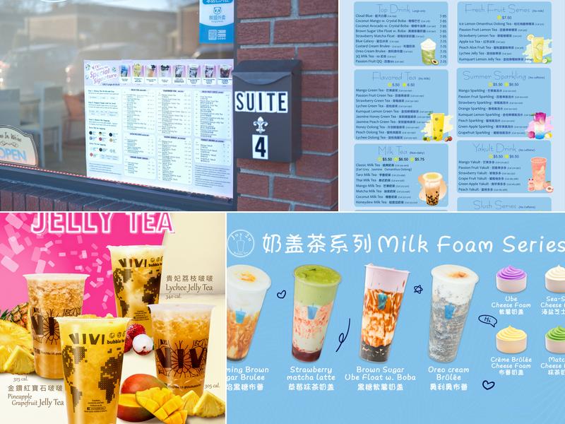 VIVI Bubble Tea/Edison RT27 Menu