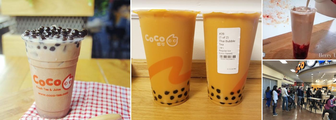 CoCo Fresh Tea & Juice Menu